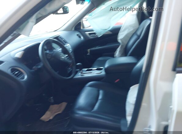 5N1DR2MN8HC638611 2017 NISSAN PATHFINDER White წინა სალონის ხედი