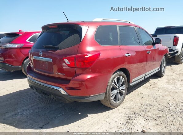 5N1DR2MN8HC662486 2017 NISSAN PATHFINDER Red უკანა მარჯვენა