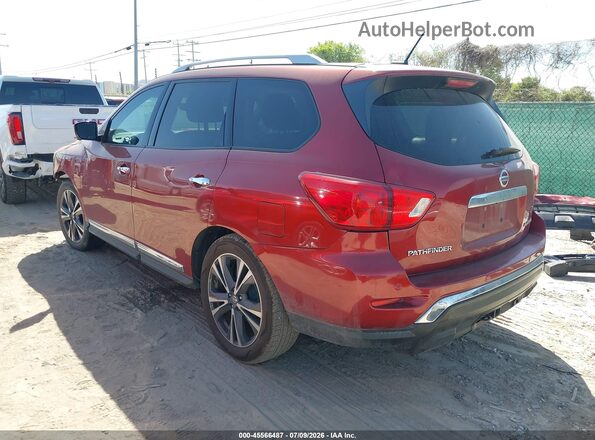 5N1DR2MN8HC662486 2017 NISSAN PATHFINDER Red უკანა მარცხენა
