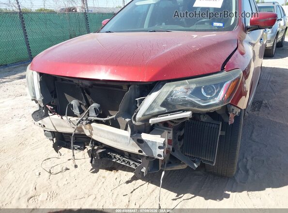 5N1DR2MN8HC662486 2017 NISSAN PATHFINDER Red წინა ხედი