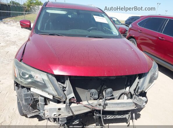 5N1DR2MN8HC662486 2017 NISSAN PATHFINDER Red უკანა სალონის ხედი