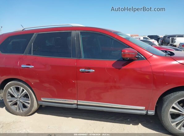 5N1DR2MN8HC662486 2017 NISSAN PATHFINDER Red სალონის 360-გრადუსიანი ხედი