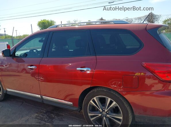 5N1DR2MN8HC662486 2017 NISSAN PATHFINDER Red 