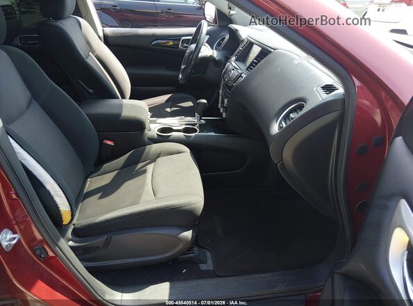 5N1DR2MN8HC669194 2017 NISSAN PATHFINDER Black Вид салону спереду
