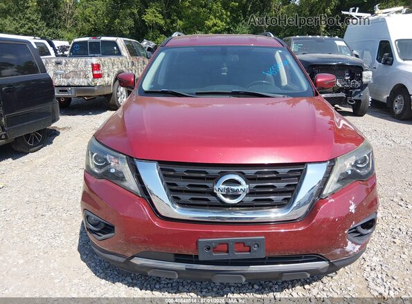5N1DR2MN8HC669194 2017 NISSAN PATHFINDER Black Вид щитка приладів