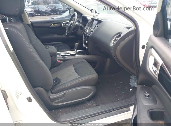 5N1DR2MN8HC688442 2017 NISSAN PATHFINDER White წინა სალონის ხედი