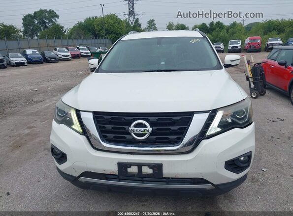 5N1DR2MN8HC688442 2017 NISSAN PATHFINDER White ხელსაწყოთა პანელის ხედი
