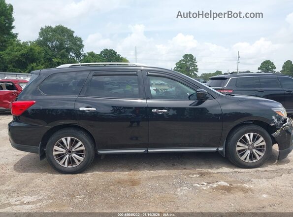 5N1DR2MN8HC695438 2017 NISSAN PATHFINDER Черный Вид задней части салона