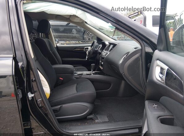 5N1DR2MN8HC695813 2017 NISSAN PATHFINDER Black Widok wnętrza z przodu