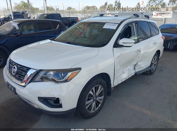 5N1DR2MN8JC666883 2018 NISSAN PATHFINDER White Przód lewy