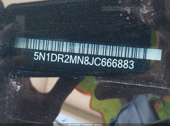 5N1DR2MN8JC666883 2018 NISSAN PATHFINDER White Widok komory silnika