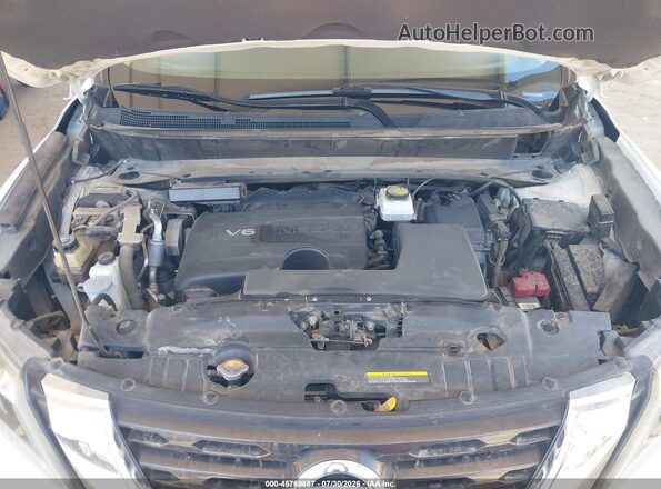 5N1DR2MN8JC666883 2018 NISSAN PATHFINDER White Widok z tyłu