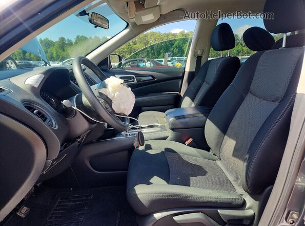 5N1DR2MN8KC598358 2019 NISSAN PATHFINDER Gray Вид салону спереду