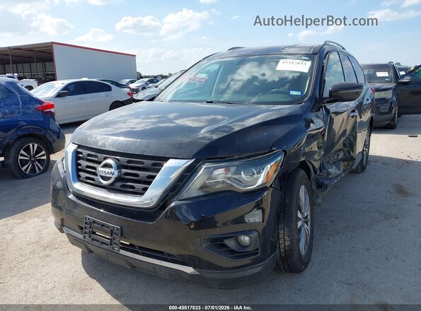 5N1DR2MN8KC611514 2019 NISSAN PATHFINDER Black Առջևի ձախ երեք քառորդ տեսարան