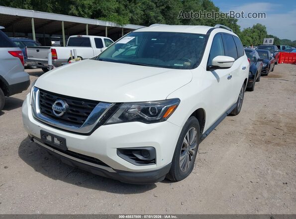 5N1DR2MN8KC645033 2019 NISSAN PATHFINDER White Առջևի ձախ երեք քառորդ տեսարան