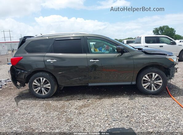 5N1DR2MN9HC612180 2017 NISSAN PATHFINDER Green Vista interior trasera