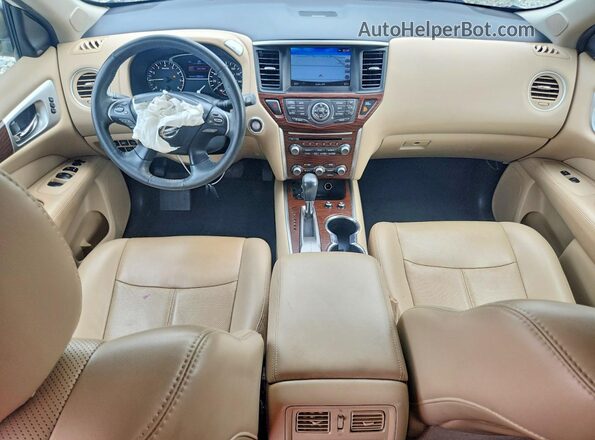 5N1DR2MN9HC622515 2017 NISSAN PATHFINDER White Dashboard view