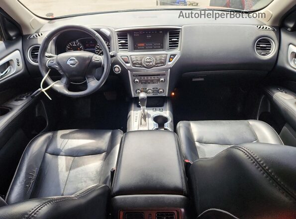 5N1DR2MN9HC657975 2017 NISSAN PATHFINDER Gray Առջևի վահանակի տեսք