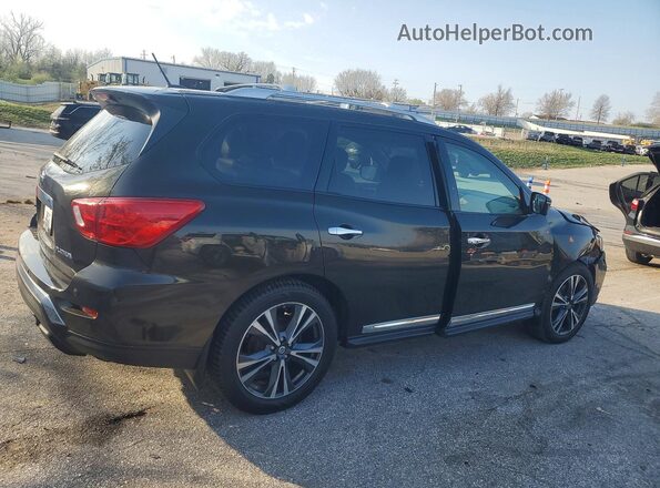 5N1DR2MN9HC686652 2017 NISSAN PATHFINDER Зеленый Задняя правая четверть