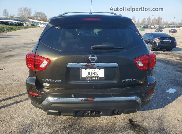 5N1DR2MN9HC686652 2017 NISSAN PATHFINDER Зеленый Вид сзади