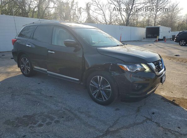 5N1DR2MN9HC686652 2017 NISSAN PATHFINDER Зеленый Передняя правая четверть