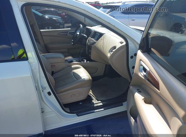 5N1DR2MN9HC902175 2017 NISSAN PATHFINDER White Вид салону спереду