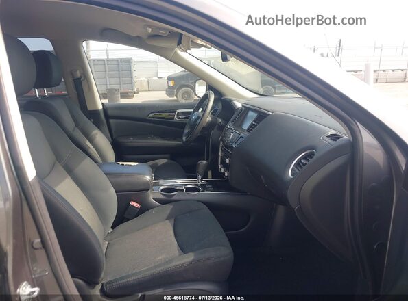 5N1DR2MN9JC654404 2018 NISSAN PATHFINDER Silver Widok wnętrza z przodu