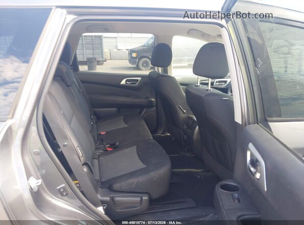 5N1DR2MN9JC654404 2018 NISSAN PATHFINDER Silver Widok naklejki z numerem VIN