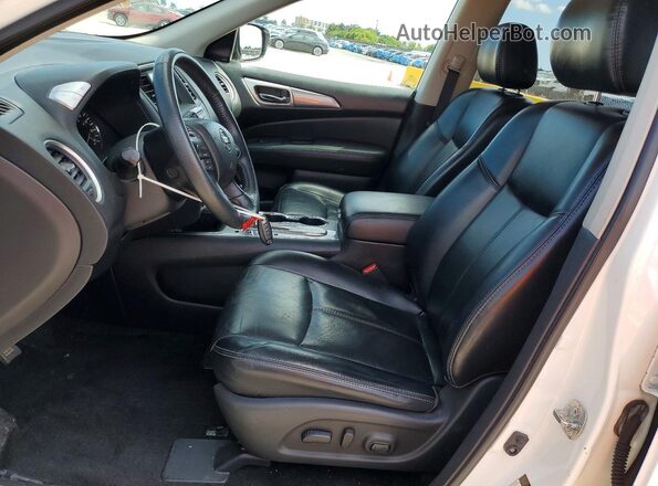 5N1DR2MN9JC669873 2018 NISSAN PATHFINDER White წინა სალონის ხედი