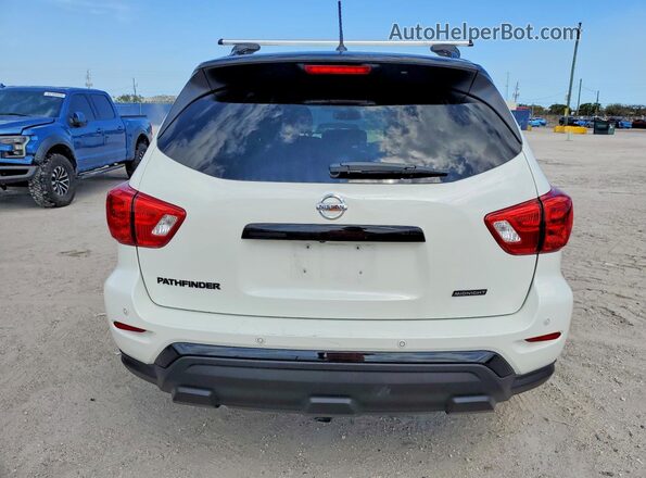 5N1DR2MN9JC669873 2018 NISSAN PATHFINDER White უკანა ხედი