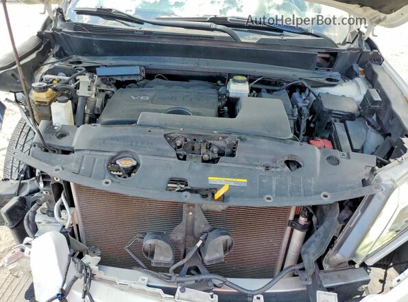 5N1DR2MN9JC669873 2018 NISSAN PATHFINDER White ძრავის განყოფილების ხედი