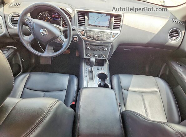 5N1DR2MN9KC604734 2019 NISSAN PATHFINDER Silver Widok deski rozdzielczej