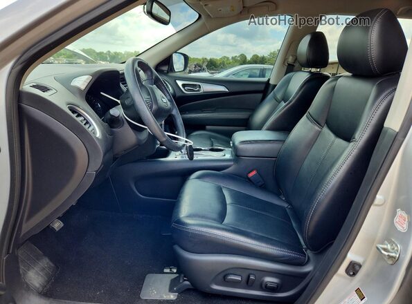 5N1DR2MN9KC604734 2019 NISSAN PATHFINDER Silver Widok wnętrza z przodu