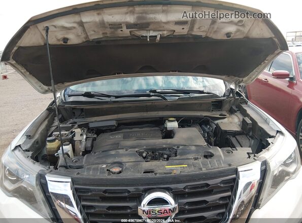 5N1DR2MN9KC639550 2019 NISSAN PATHFINDER Белый Вид сзади