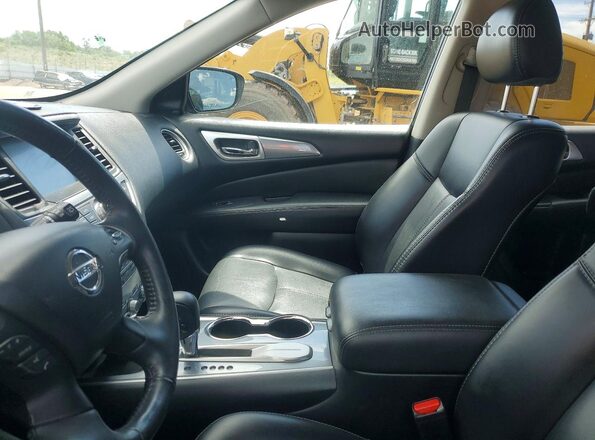 5N1DR2MN9KC641783 2019 NISSAN PATHFINDER Black წინა სალონის ხედი