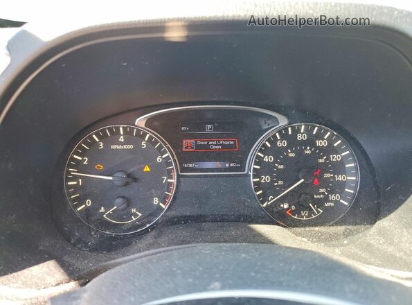 5N1DR2MNXHC604072 2017 NISSAN PATHFINDER Gray Widok zestawu wskaźników