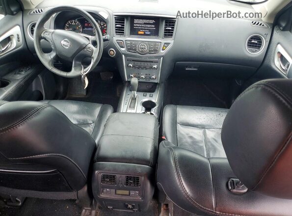 5N1DR2MNXHC623768 2017 NISSAN PATHFINDER Black Առջևի վահանակի տեսք