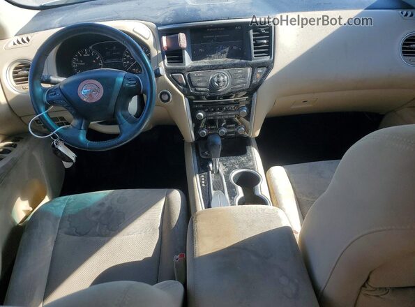 5N1DR2MNXHC623947 2017 NISSAN PATHFINDER White წინა პანელის ხედი
