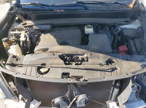 5N1DR2MNXHC623947 2017 NISSAN PATHFINDER White ძრავის განყოფილების ხედი