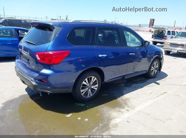 5N1DR2MNXHC656382 2017 NISSAN PATHFINDER Blue Trasero derecho