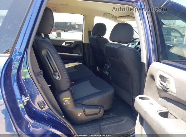 5N1DR2MNXHC656382 2017 NISSAN PATHFINDER Blue Vista de la etiqueta del VIN