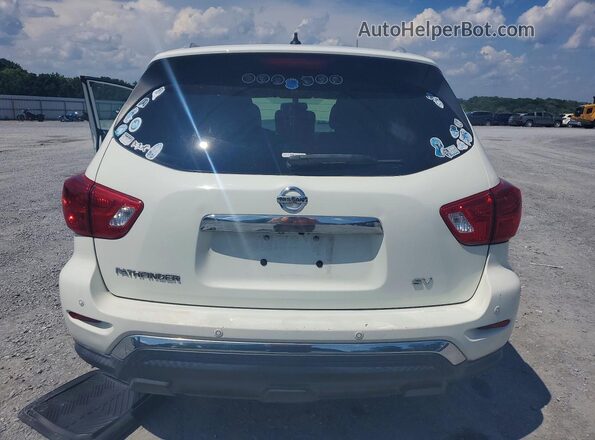 5N1DR2MNXHC675210 2017 NISSAN PATHFINDER White Rear view