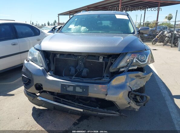 5N1DR2MNXHC904551 2017 NISSAN PATHFINDER Gray Widok zestawu wskaźników