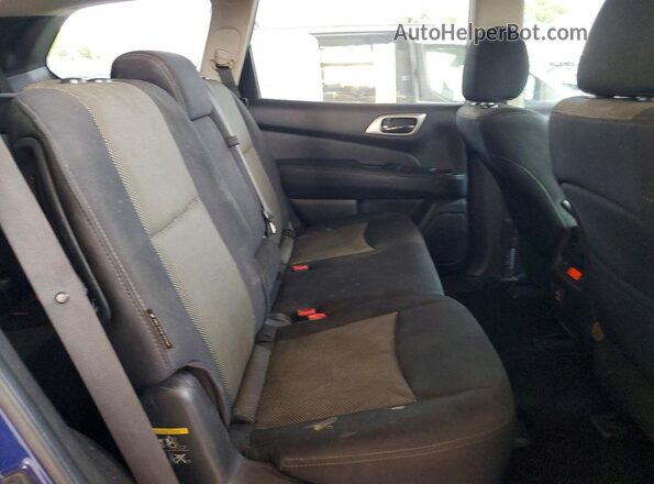 5N1DR2MNXJC630340 2018 NISSAN PATHFINDER Blue Widok wnętrza z tyłu