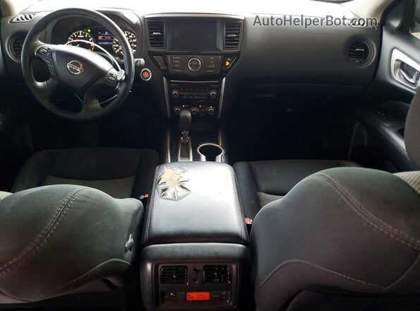 5N1DR2MNXJC630340 2018 NISSAN PATHFINDER Blue Widok deski rozdzielczej