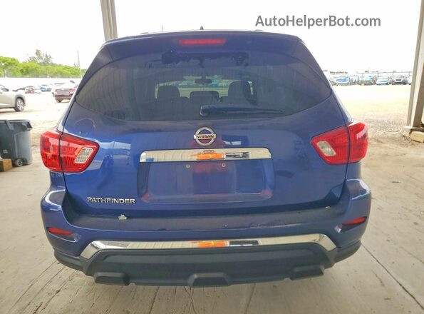 5N1DR2MNXJC630340 2018 NISSAN PATHFINDER Blue Widok z tyłu