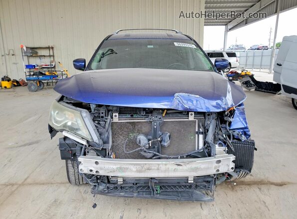 5N1DR2MNXJC630340 2018 NISSAN PATHFINDER Blue Widok z przodu