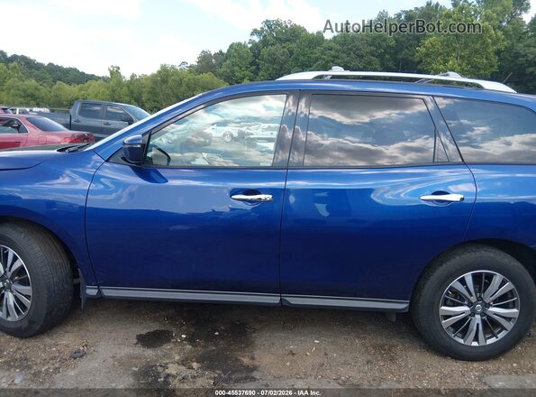 5N1DR2MNXJC666934 2018 NISSAN PATHFINDER Blue Սալոնի 360 աստիճան տեսք