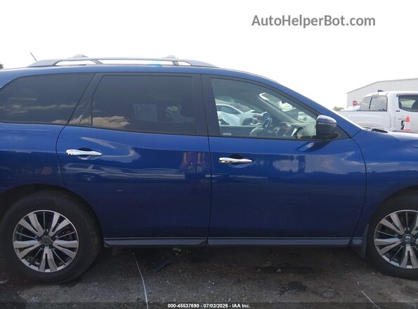 5N1DR2MNXJC666934 2018 NISSAN PATHFINDER Blue Սալոնի հետևի տեսք
