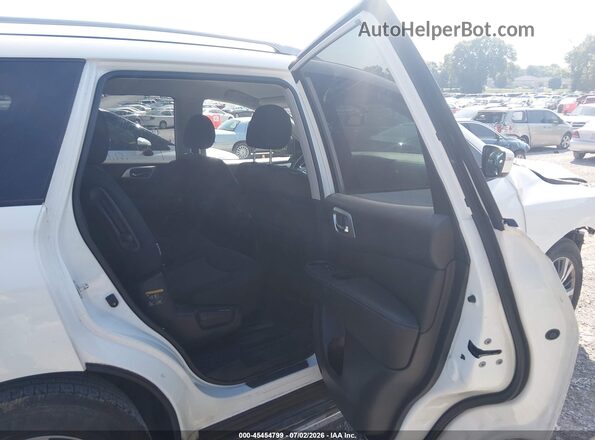 5N1DR2MNXKC627665 2019 NISSAN PATHFINDER White VIN sticker view
